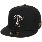 Texas Rangers Lone Star Livestock New Era 59FIFTY (Black/Black)