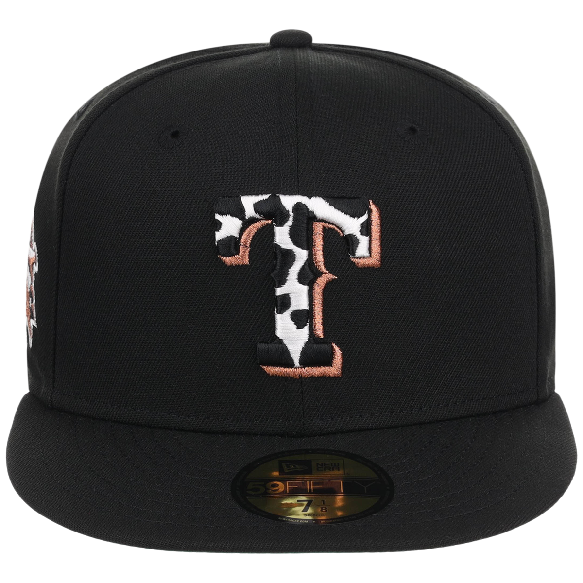 Texas Rangers Lone Star Livestock New Era 59FIFTY (Black/Black)