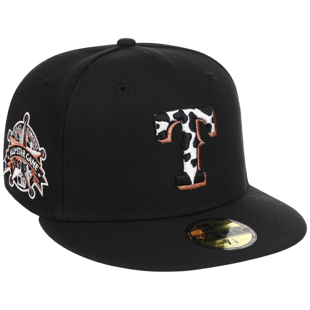 Texas Rangers Lone Star Livestock New Era 59FIFTY (Black/Black)