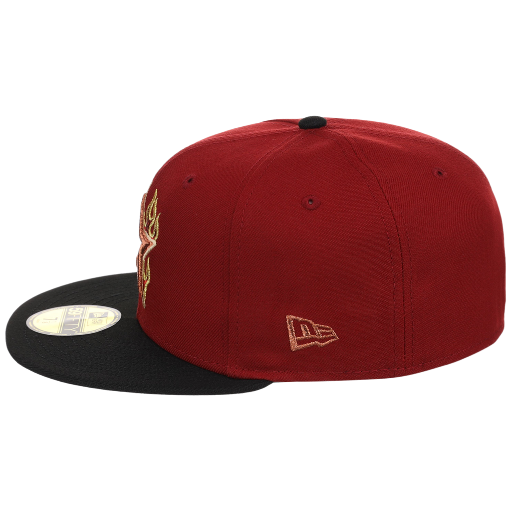 Houston Astros MLB Playing with Fire New Era 59FIFTY (Red/Black)