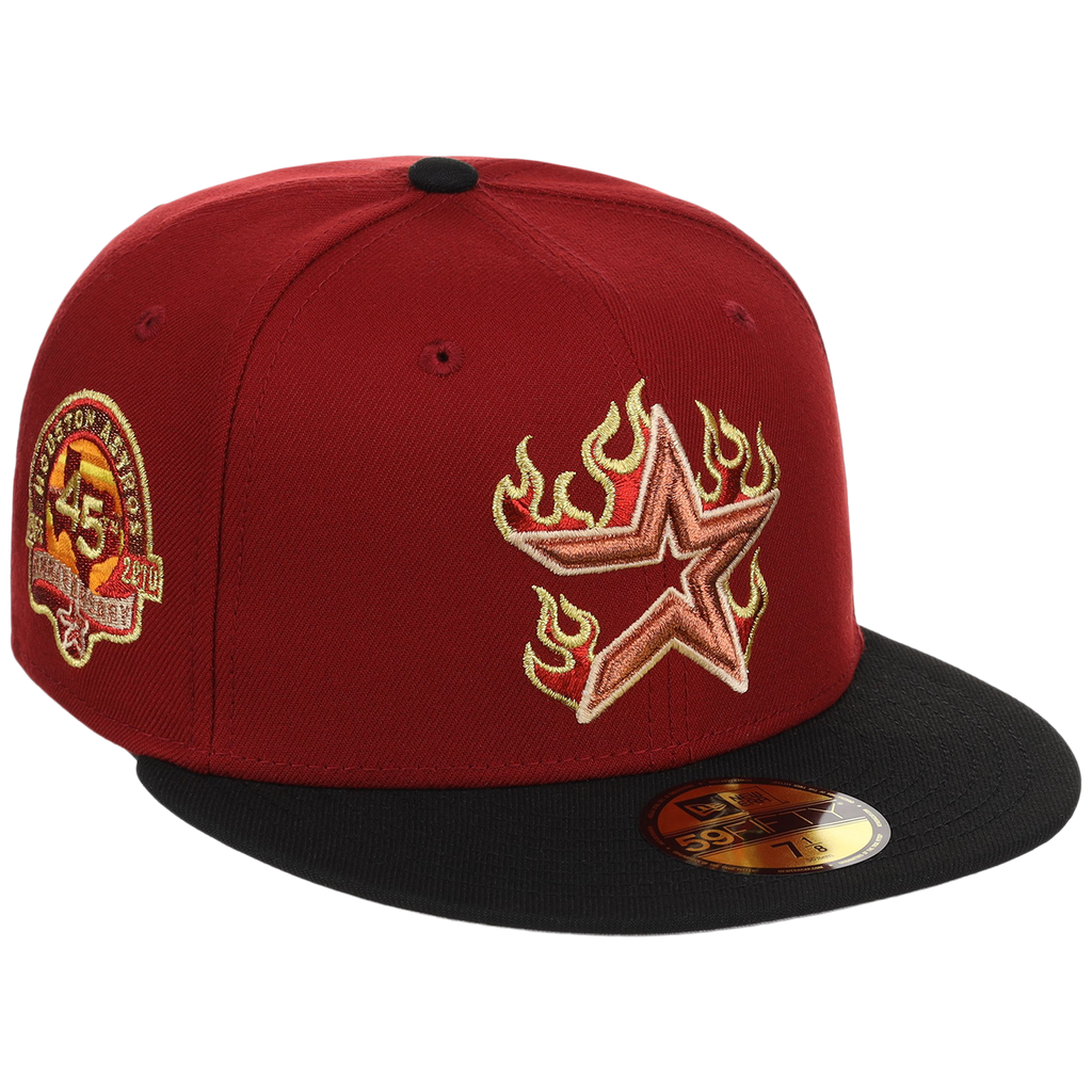 Houston Astros MLB Playing with Fire New Era 59FIFTY (Red/Black)
