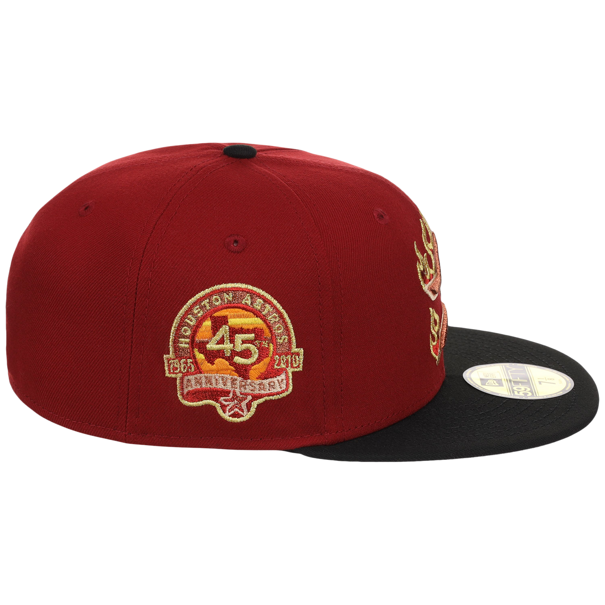Houston Astros MLB Playing with Fire New Era 59FIFTY (Red/Black)