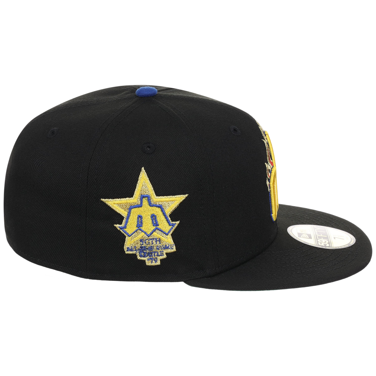 Seattle Mariners MLB Playing with Fire New Era 59FIFTY (Black/Black)