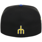 Seattle Mariners MLB Playing with Fire New Era 59FIFTY (Black/Black)