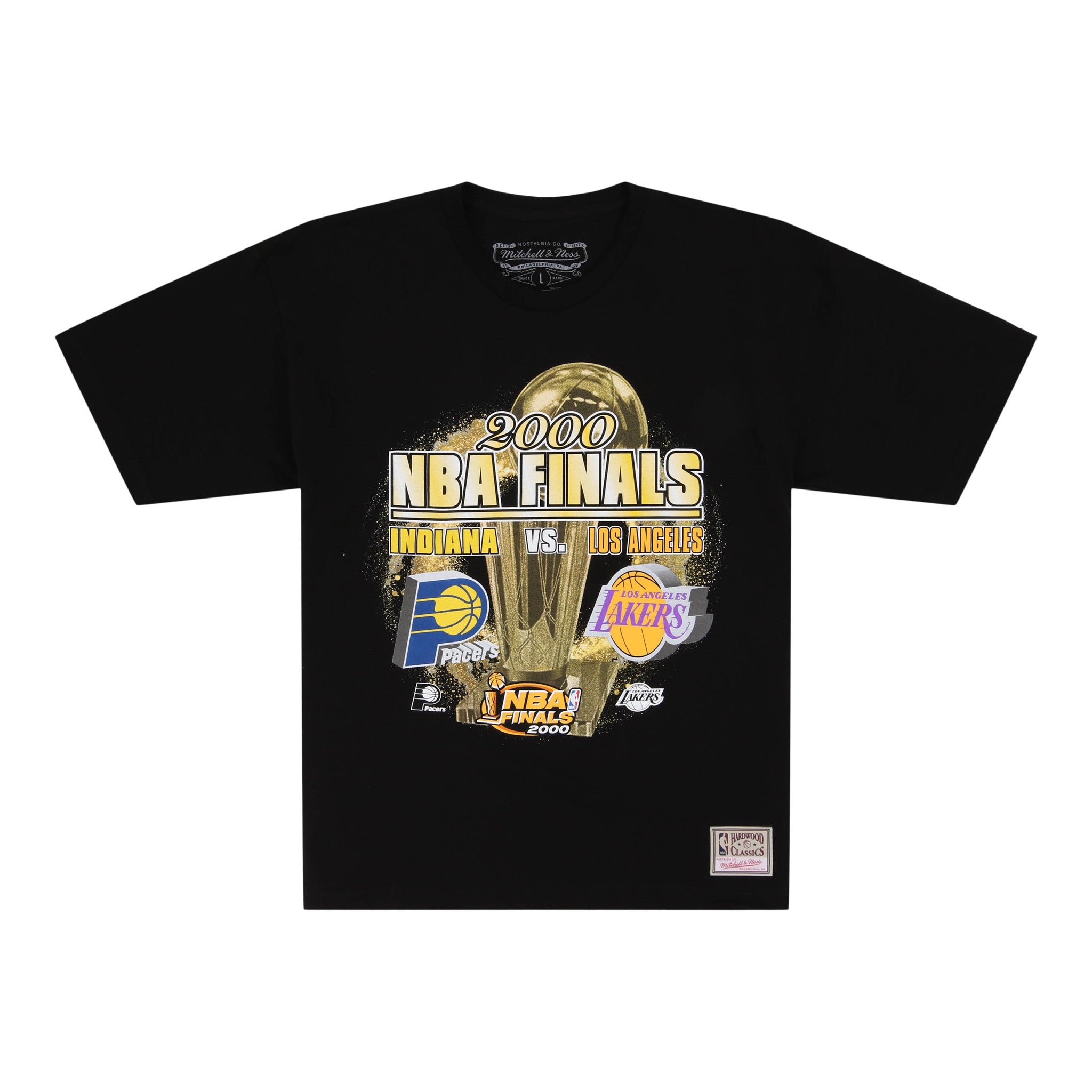 Indiana Pacers vs Los Angeles Lakers 2000 NBA Historic Finals Mitchell & Ness T-Shirt