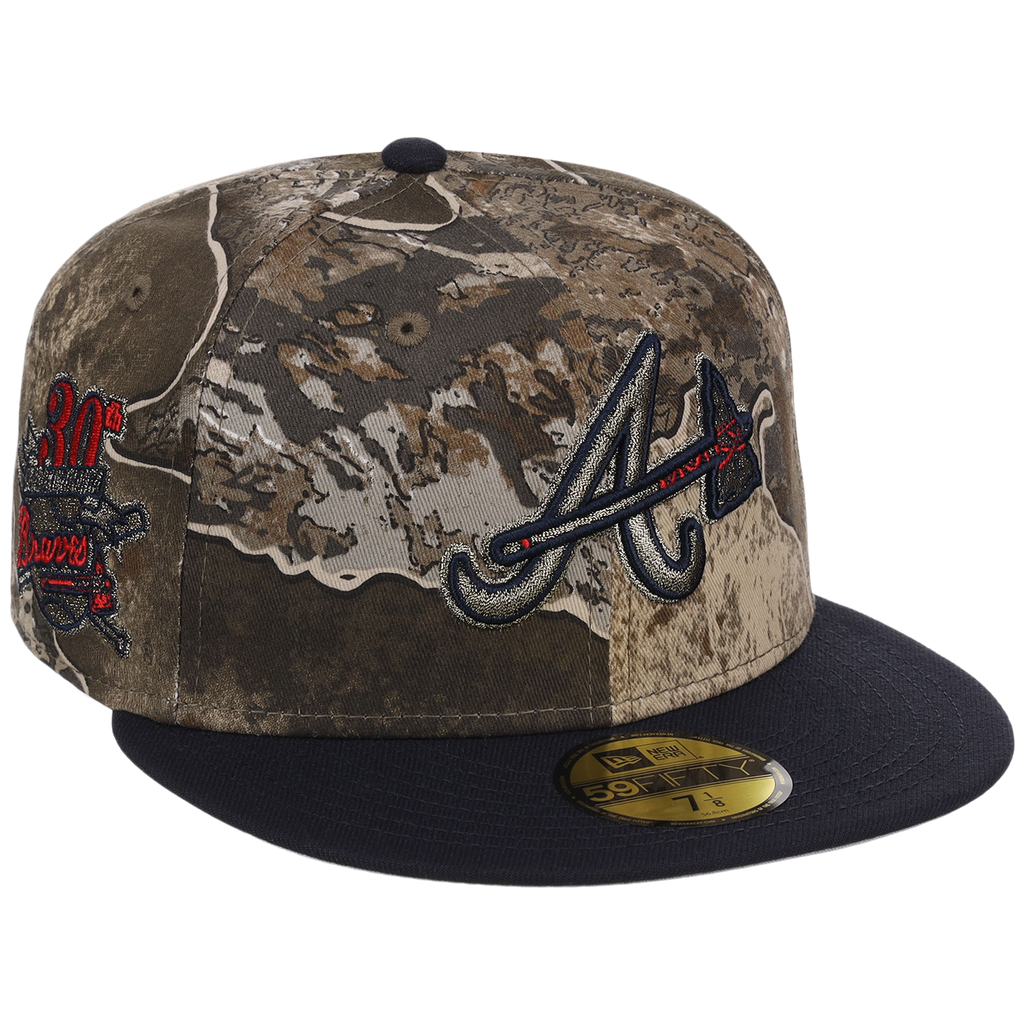 Atlanta Braves MLB Realtree Excape OTC Pop New Era 59FIFTY