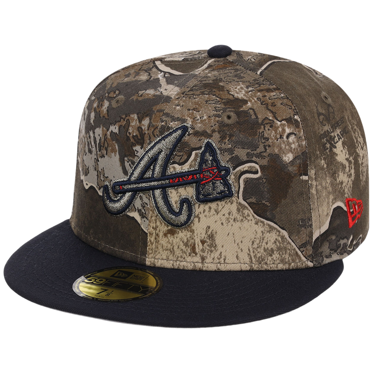 Atlanta Braves MLB Realtree Excape OTC Pop New Era 59FIFTY