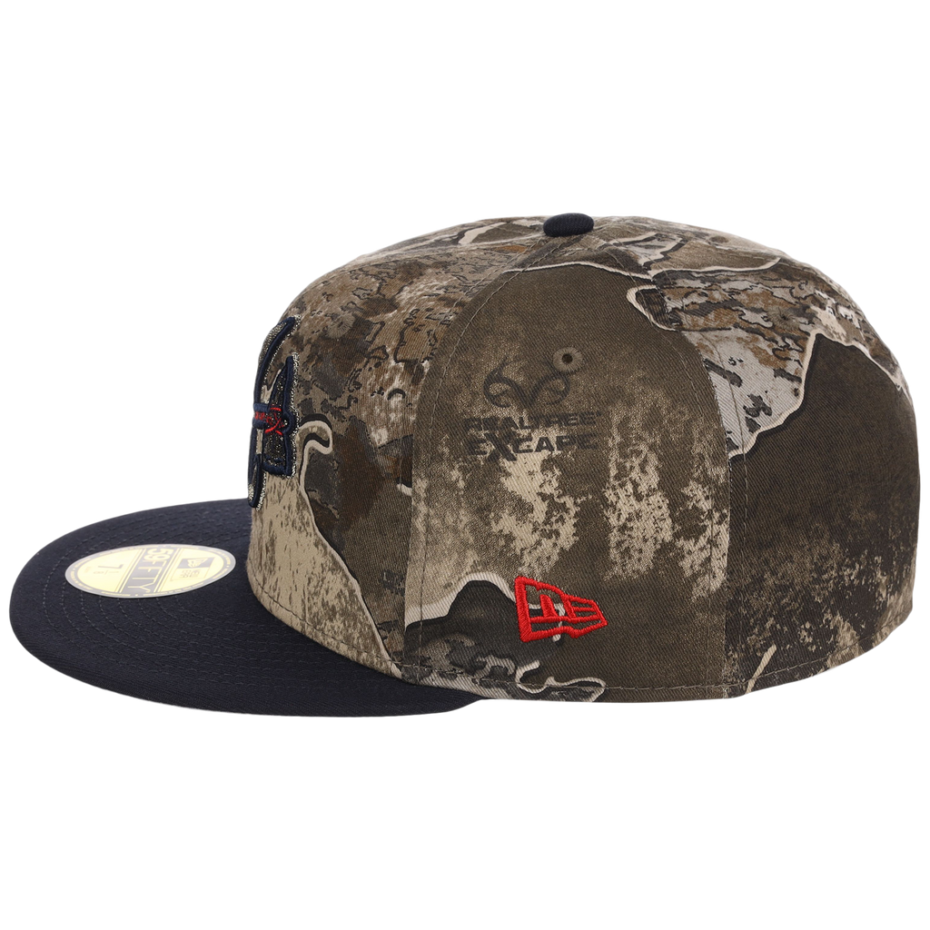 Atlanta Braves MLB Realtree Excape OTC Pop New Era 59FIFTY