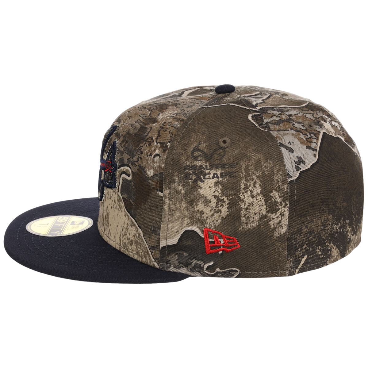 Atlanta Braves MLB Realtree Excape OTC Pop New Era 59FIFTY