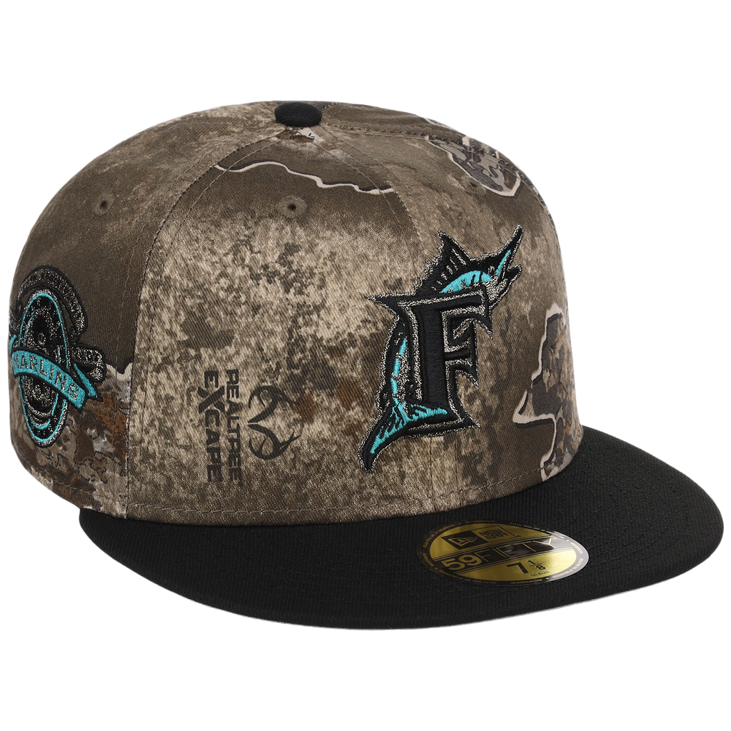 Florida Marlins MLB Realtree Excape OTC Pop New Era 59FIFTY