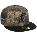 Florida Marlins MLB Realtree Excape OTC Pop New Era 59FIFTY