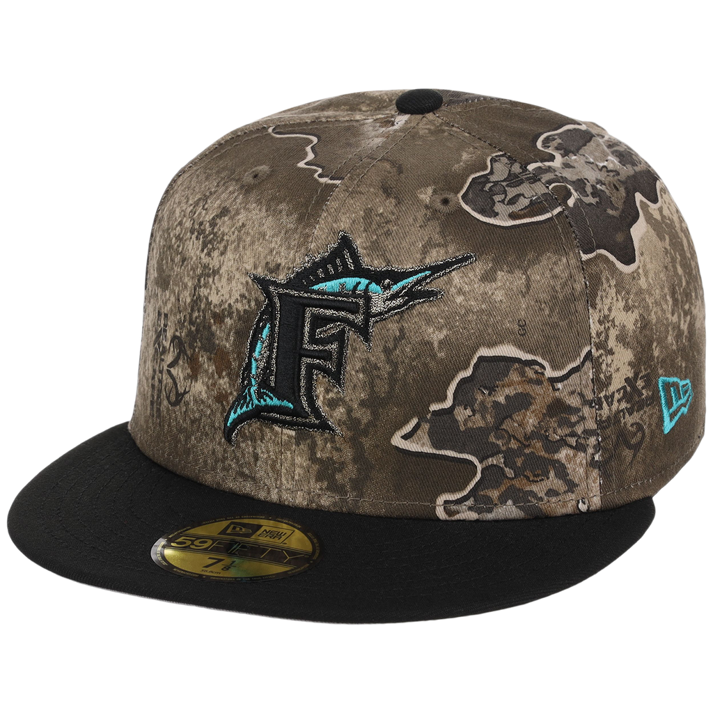 Florida Marlins MLB Realtree Excape OTC Pop New Era 59FIFTY