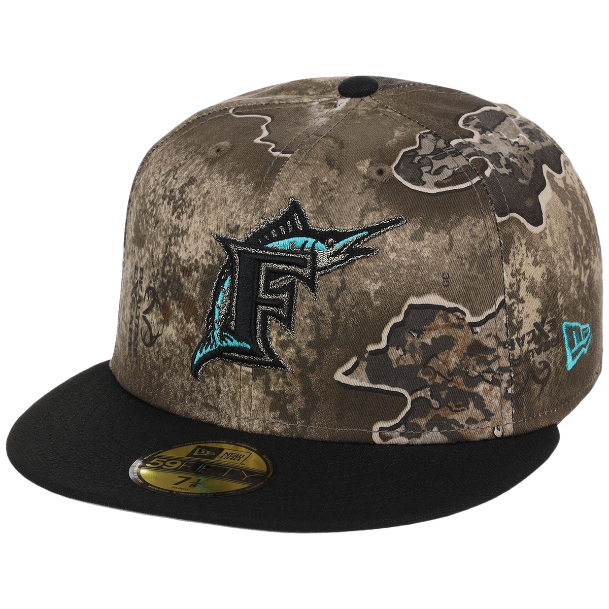 Florida Marlins MLB Realtree Excape OTC Pop New Era 59FIFTY