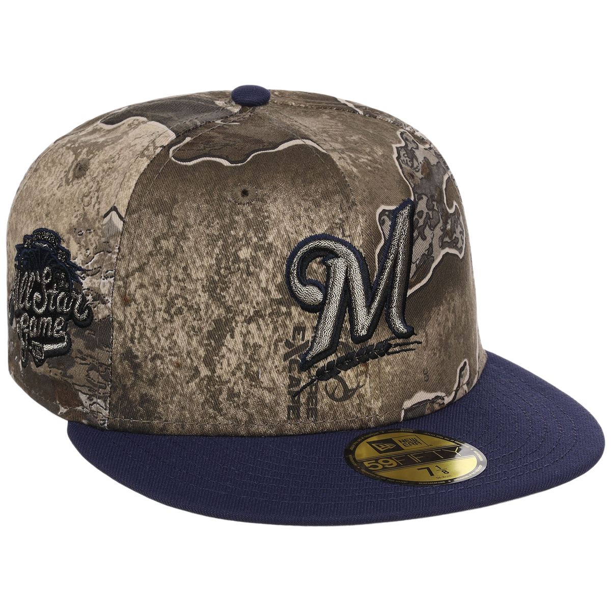 Milwaukee Brewers MLB Realtree Excape OTC Pop New Era 59FIFTY