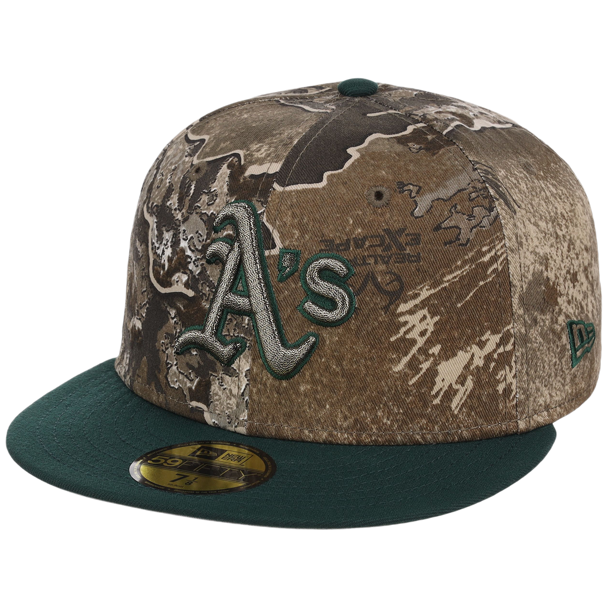 Oakland Athletics MLB Realtree Excape OTC Pop New Era 59FIFTY
