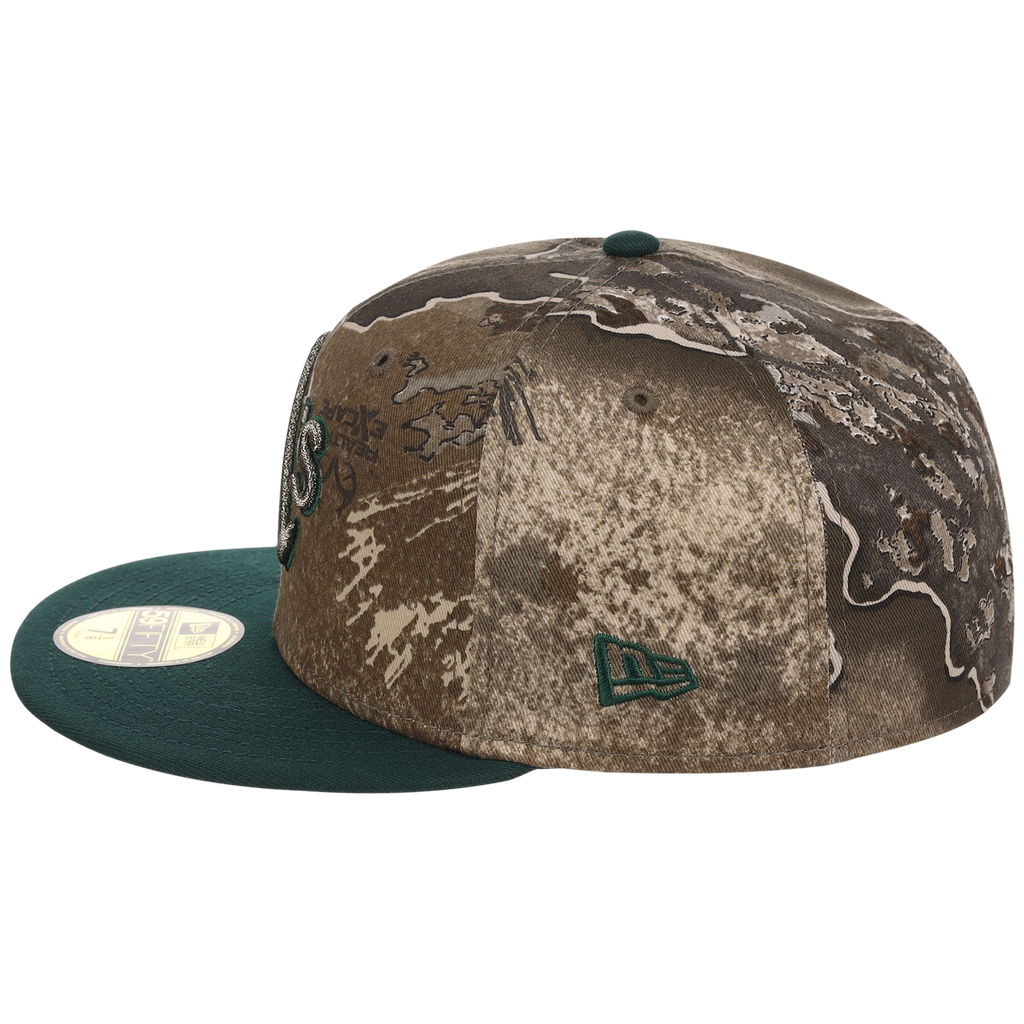 Oakland Athletics MLB Realtree Excape OTC Pop New Era 59FIFTY