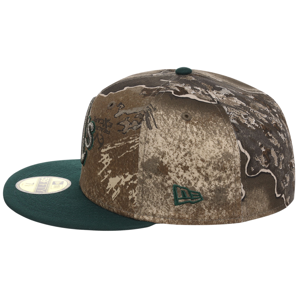 Oakland Athletics MLB Realtree Excape OTC Pop New Era 59FIFTY