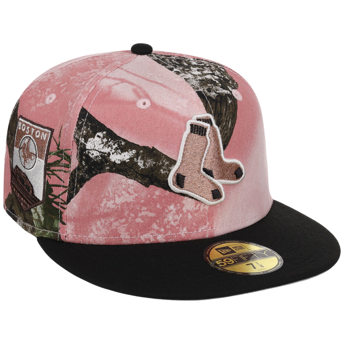 Boston Red Sox MLB Pink Realtree New Era 59FIFTY