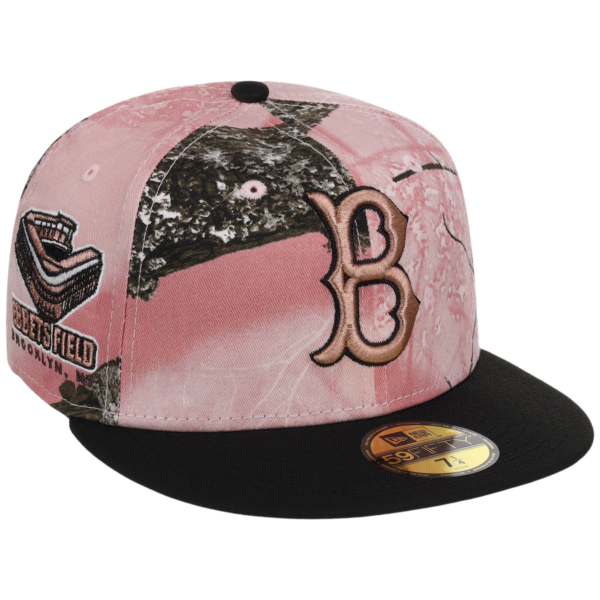 Brooklyn Dodgers MLB Pink Realtree New Era 59FIFTY
