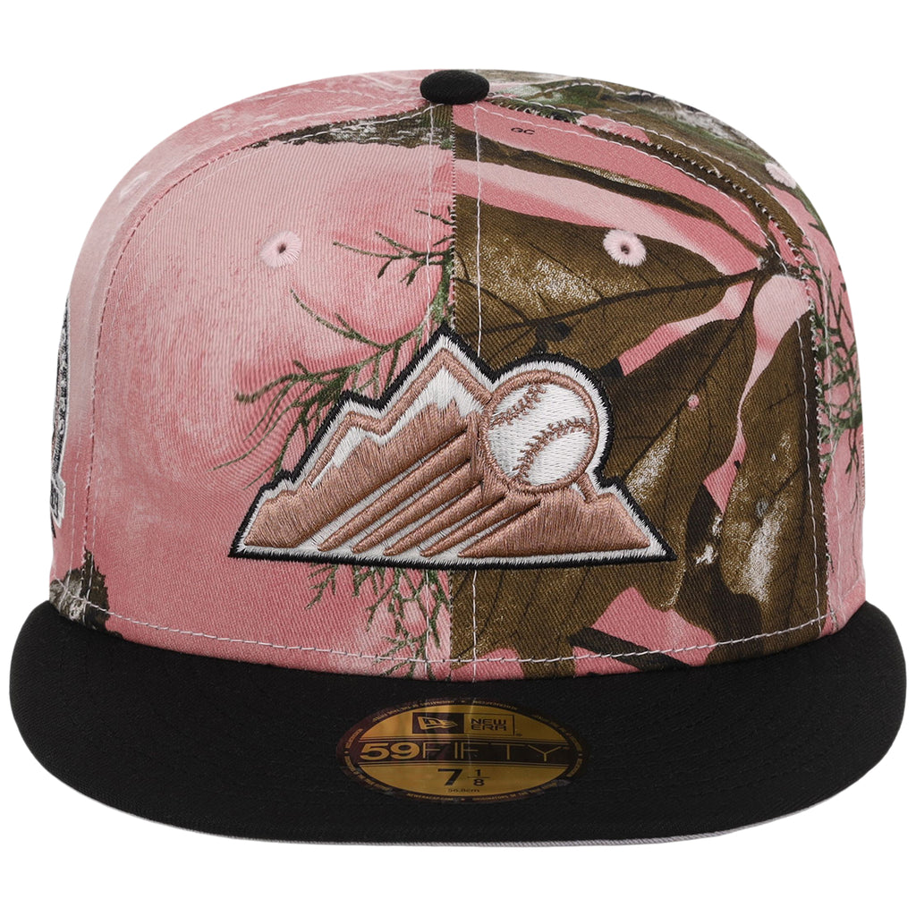 Colorado Rockies MLB Pink Realtree New Era 59FIFTY