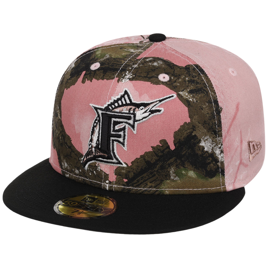 Miami Marlins MLB Pink Realtree New Era 59FIFTY