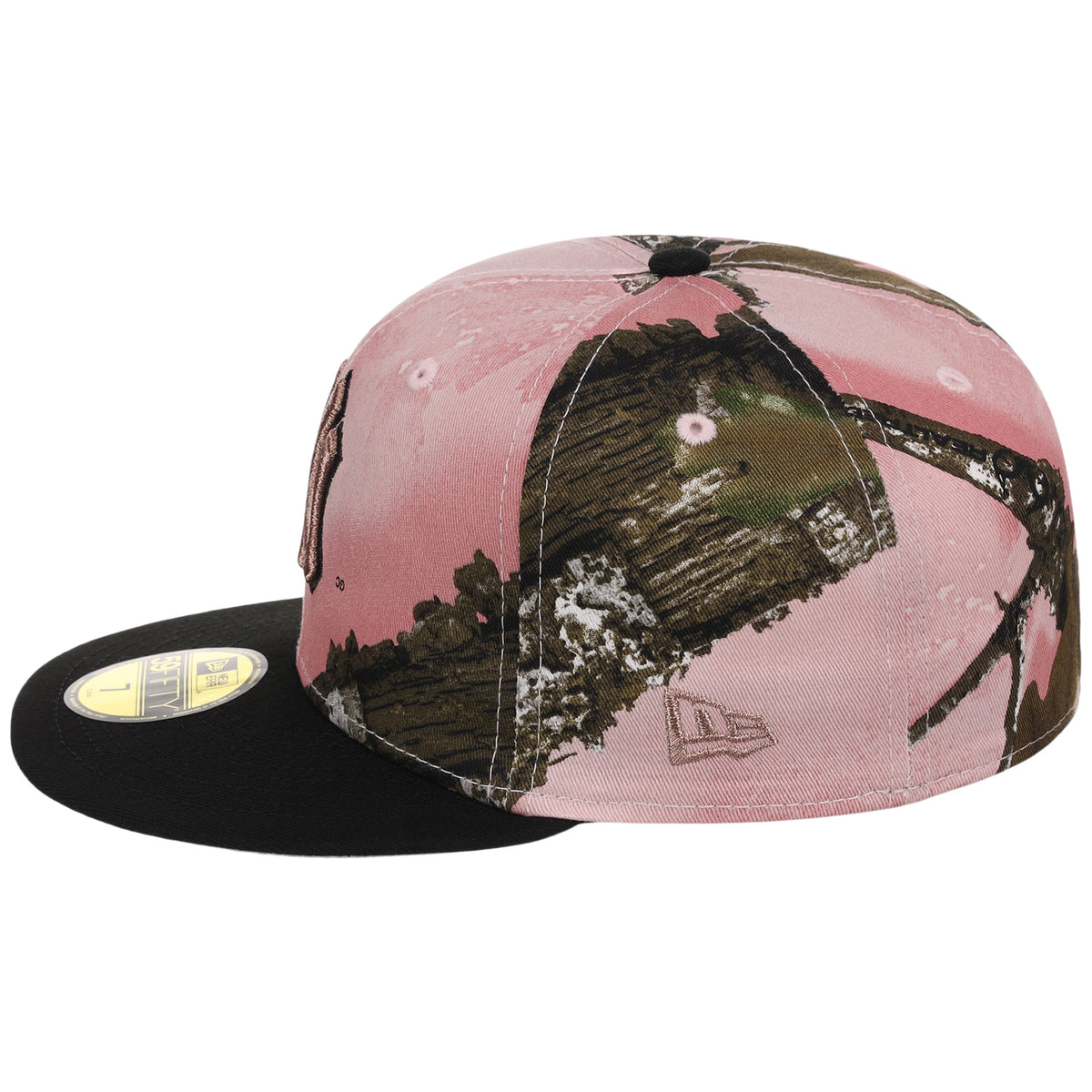 New York Yankees MLB Pink Realtree New Era 59FIFTY