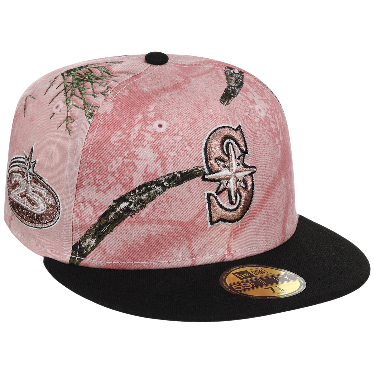 Seattle Mariners MLB Pink Realtree New Era 59FIFTY