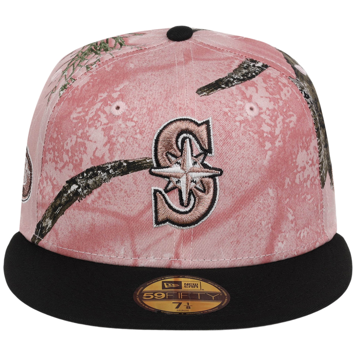Seattle Mariners MLB Pink Realtree New Era 59FIFTY