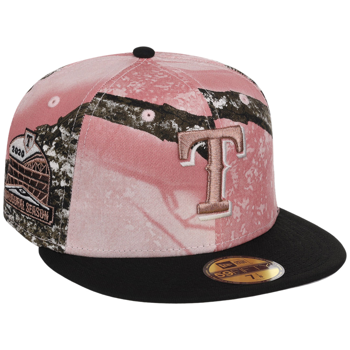 Texas Rangers MLB Pink Realtree New Era 59FIFTY