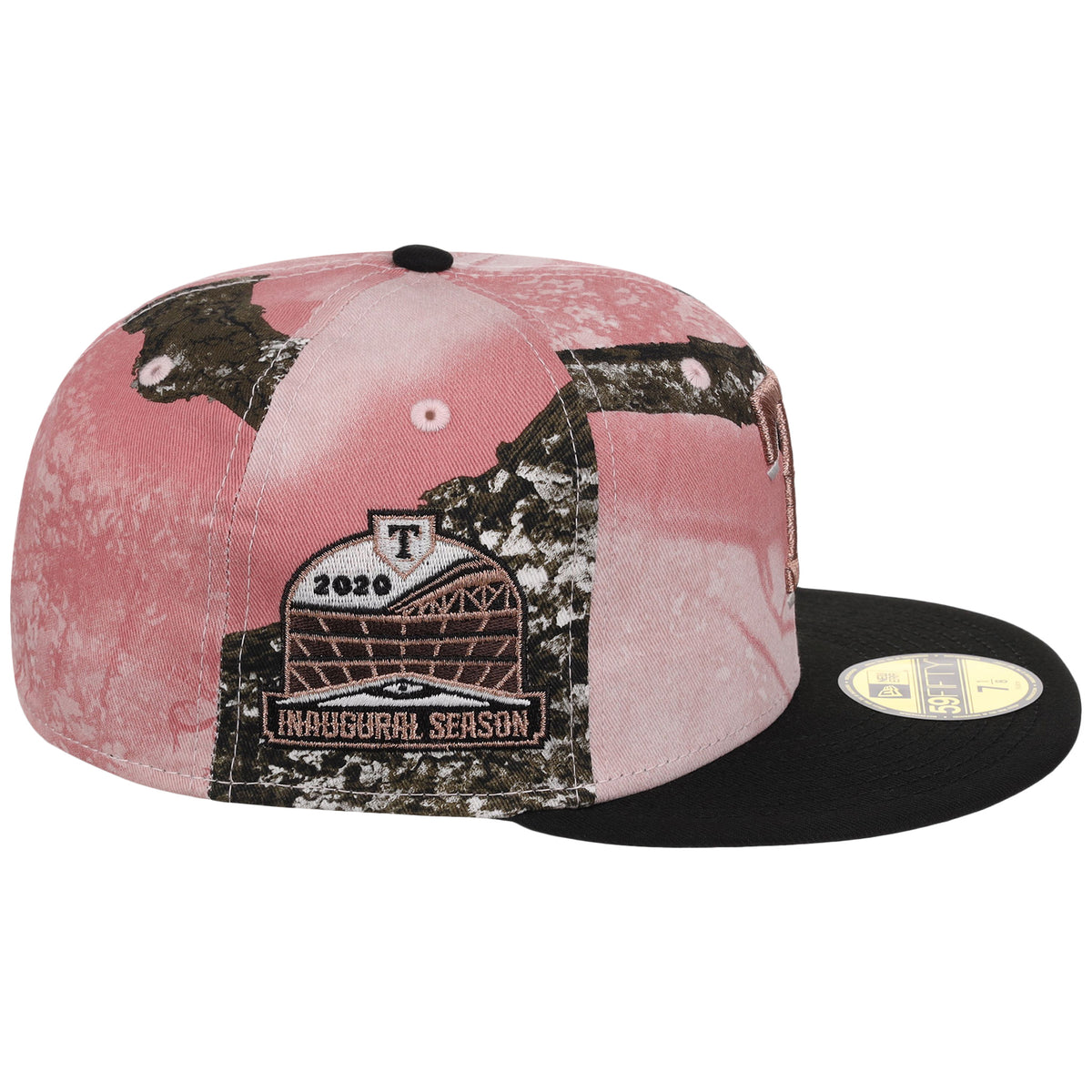 Texas Rangers MLB Pink Realtree New Era 59FIFTY