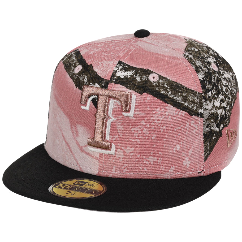 Texas Rangers MLB Pink Realtree New Era 59FIFTY