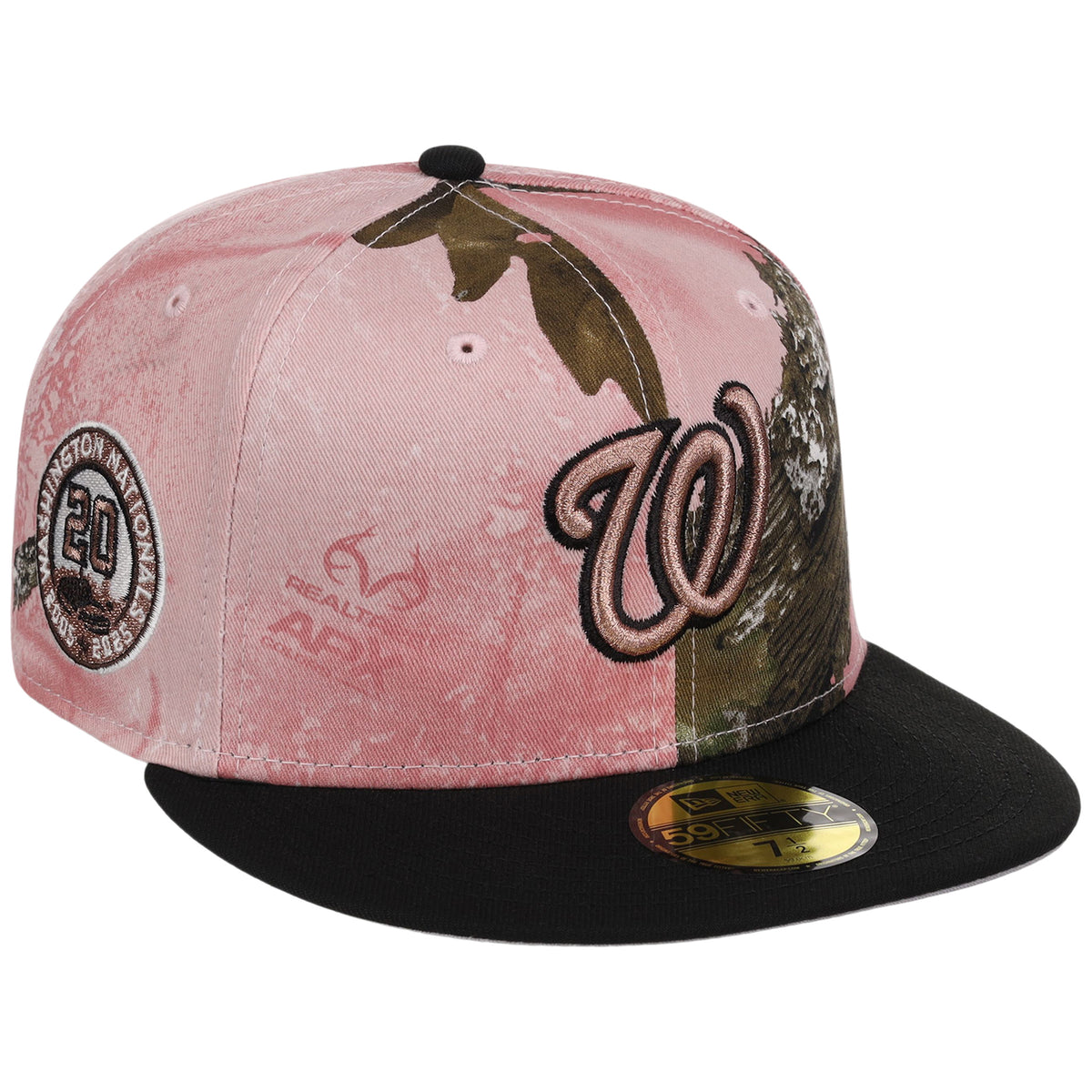 Washington Nationals MLB Pink Realtree New Era 59FIFTY
