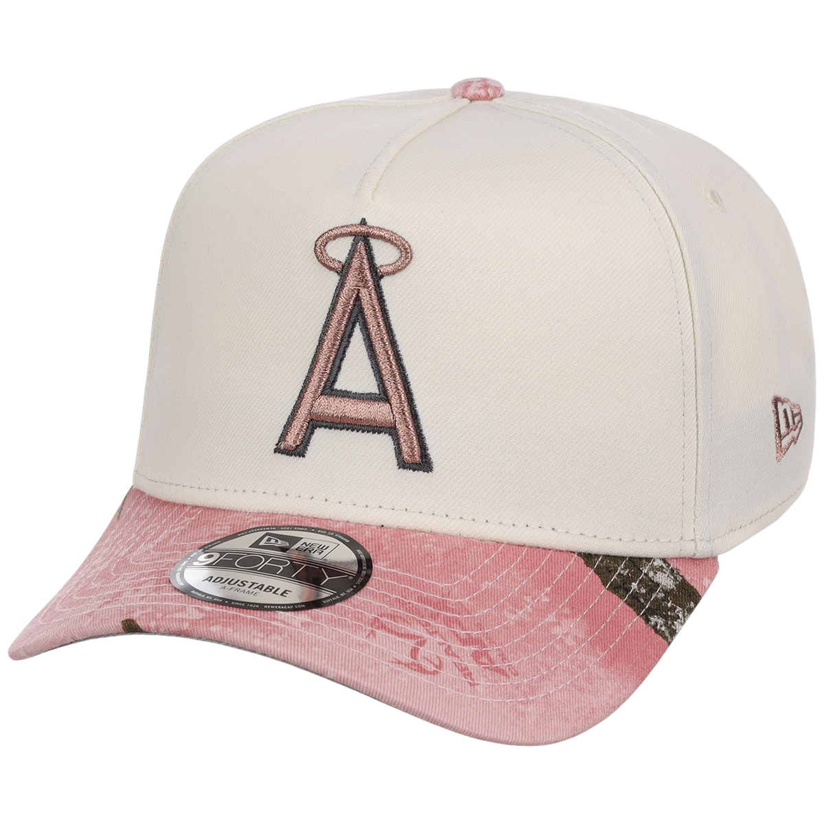 Anaheim Angels MLB Chrome Pink Realtree New Era 9FORTY A-Frame