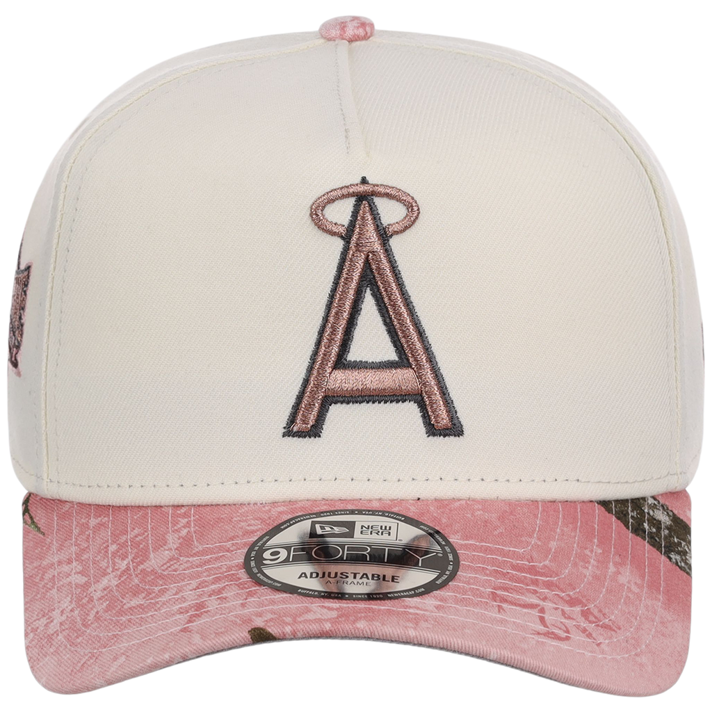 Anaheim Angels MLB Chrome Pink Realtree New Era 9FORTY A-Frame