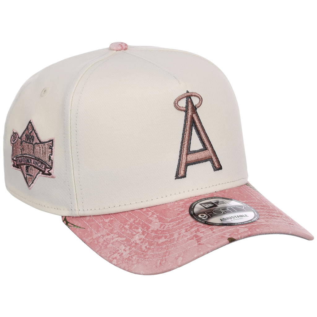 Anaheim Angels MLB Chrome Pink Realtree New Era 9FORTY A-Frame