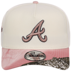 Atlanta Braves MLB Chrome Pink Realtree New Era 9FORTY A-Frame