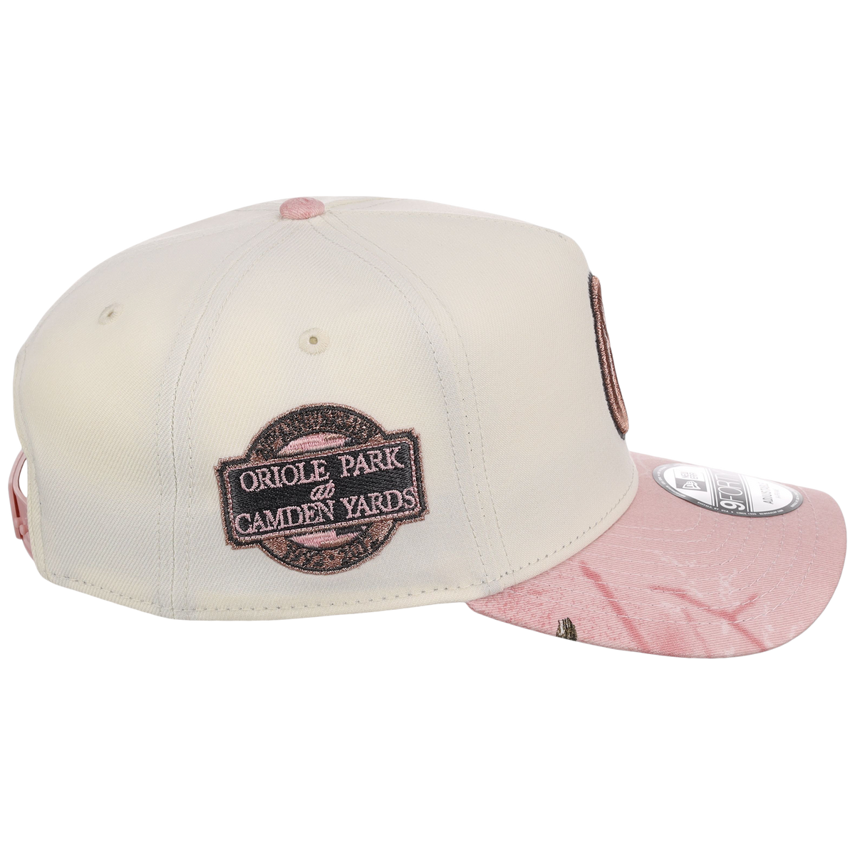 Baltimore Orioles MLB Chrome Pink Realtree New Era 9FORTY A-Frame