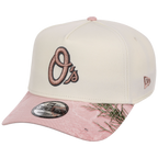 Baltimore Orioles MLB Chrome Pink Realtree New Era 9FORTY A-Frame