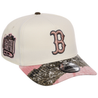 Boston Red Sox MLB Chrome Pink Realtree New Era 9FORTY A-Frame