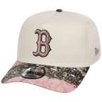 Boston Red Sox MLB Chrome Pink Realtree New Era 9FORTY A-Frame