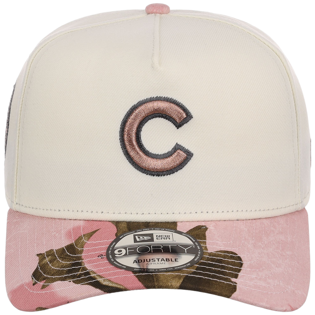 Chicago Cubs MLB Chrome Pink Realtree New Era 9FORTY A-Frame