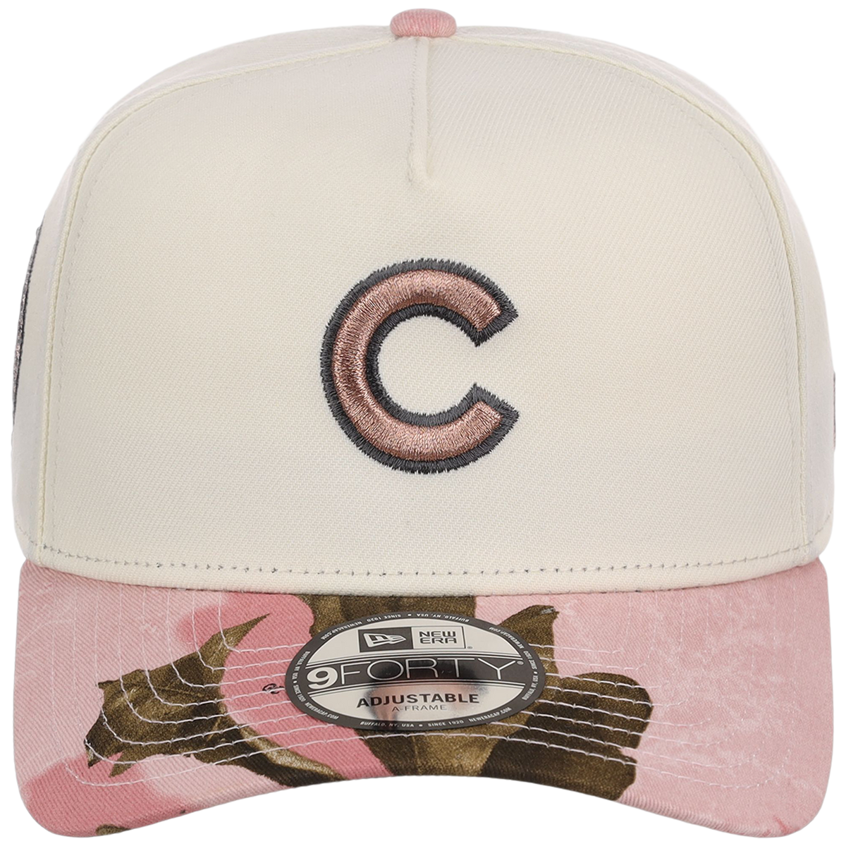 Chicago Cubs MLB Chrome Pink Realtree New Era 9FORTY A-Frame