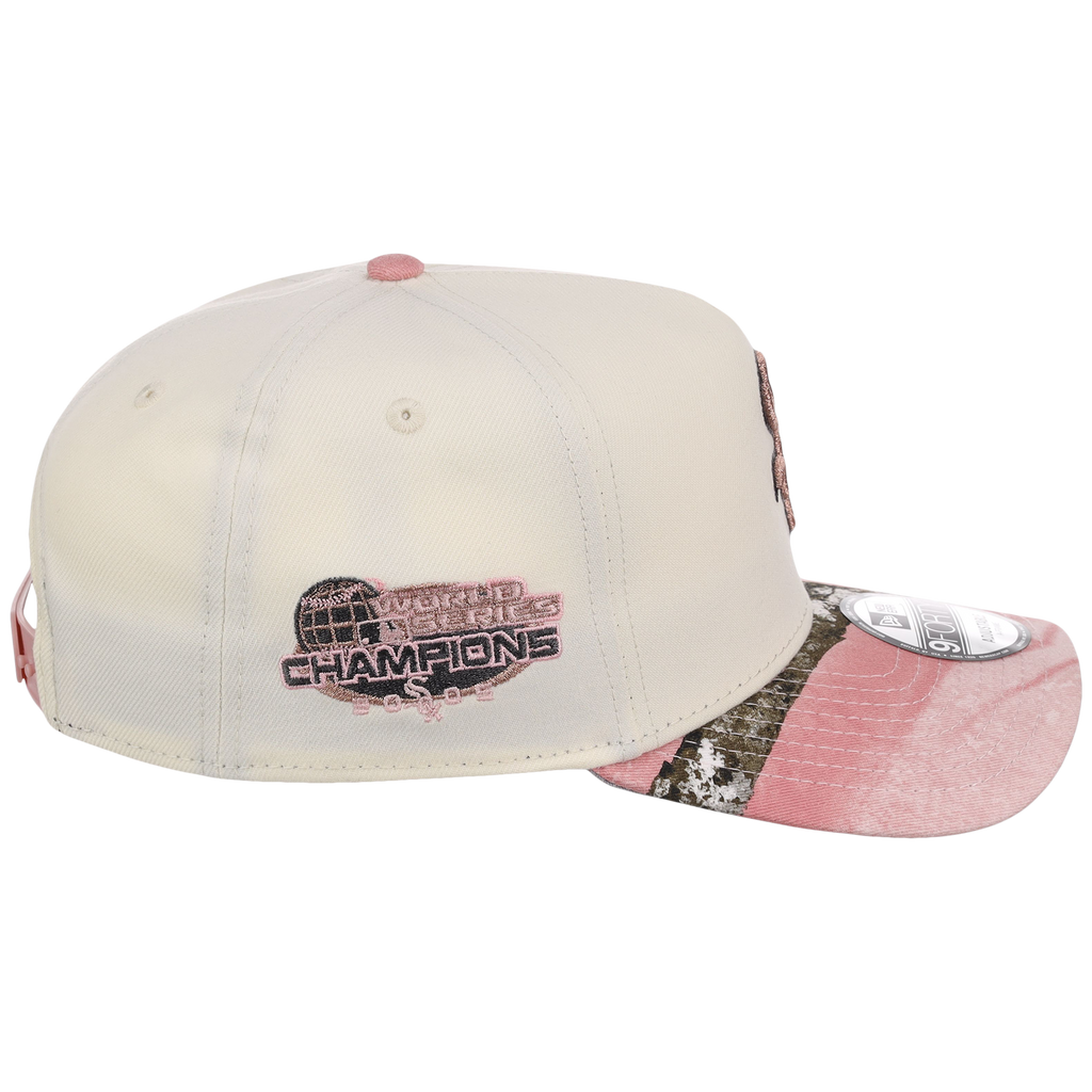 Chicago White Sox MLB Chrome Pink Realtree New Era 9FORTY A-Frame