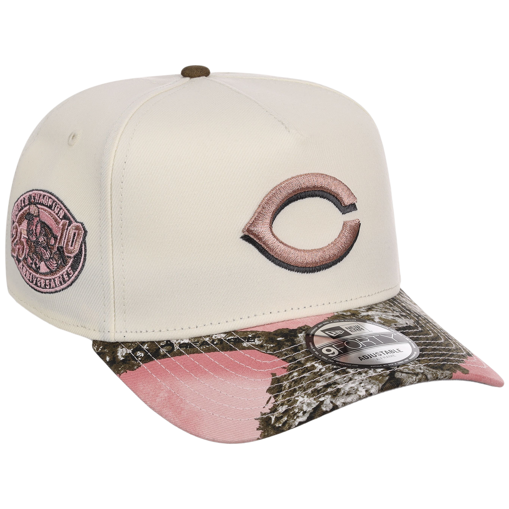 Cincinnati Reds MLB Chrome Pink Realtree New Era 9FORTY A-Frame