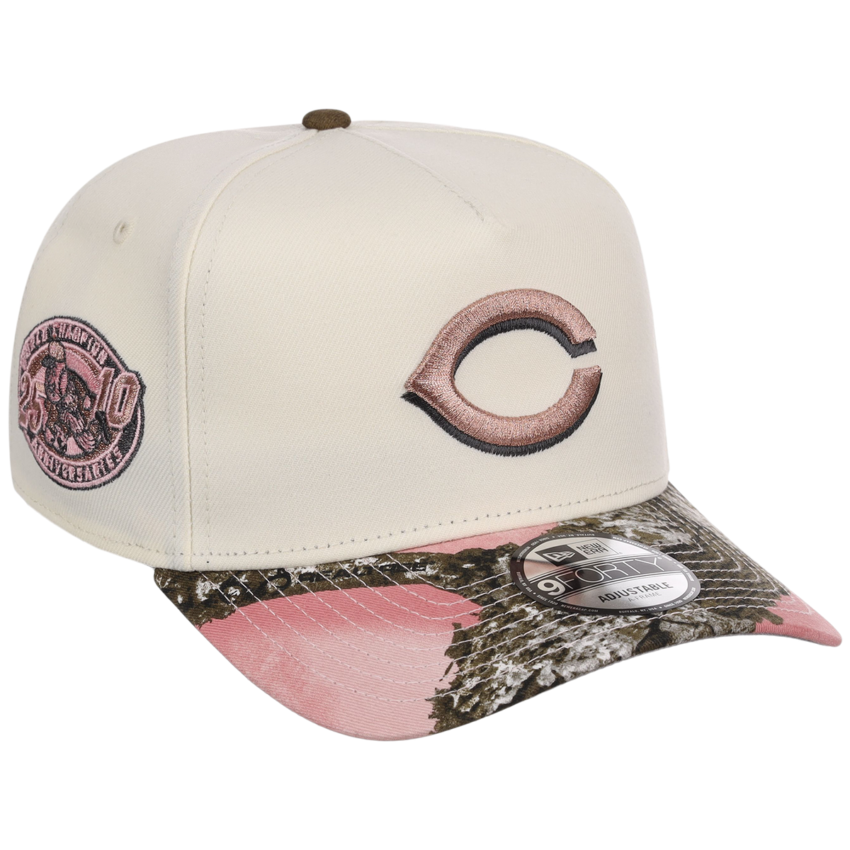 Cincinnati Reds MLB Chrome Pink Realtree New Era 9FORTY A-Frame