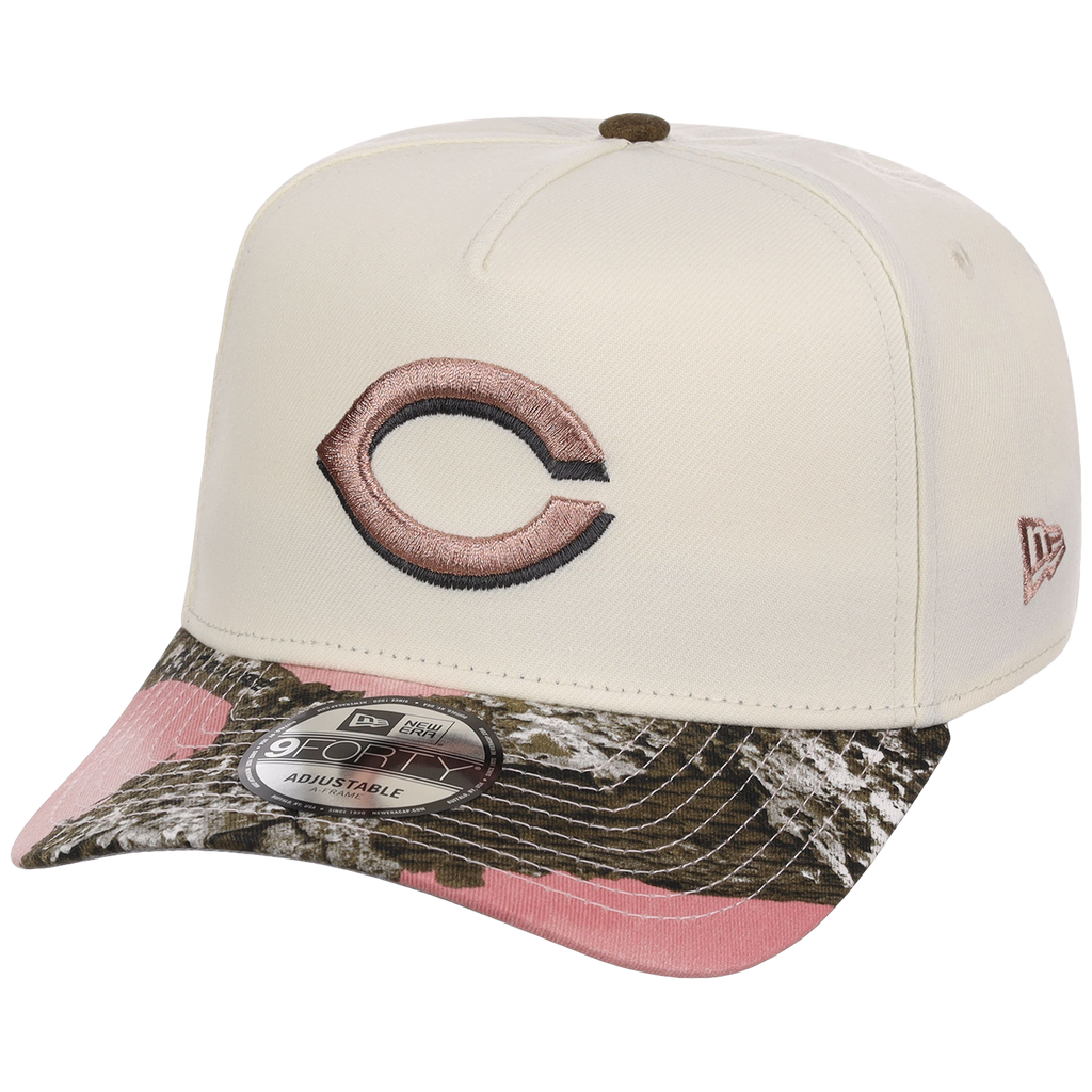 Cincinnati Reds MLB Chrome Pink Realtree New Era 9FORTY A-Frame