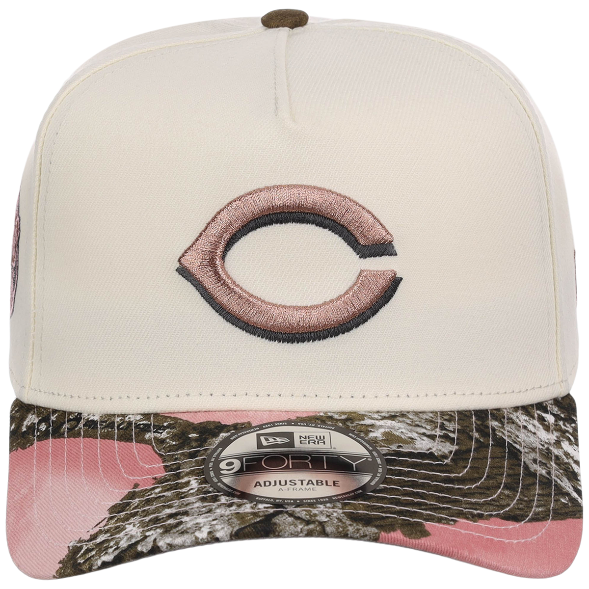 Cincinnati Reds MLB Chrome Pink Realtree New Era 9FORTY A-Frame