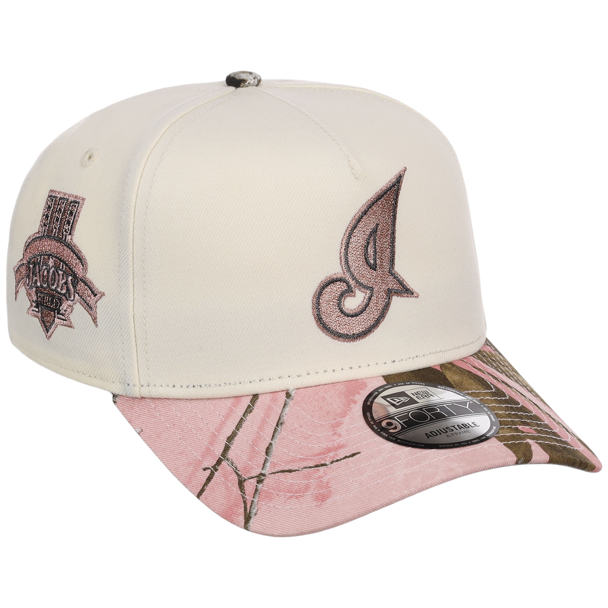 Cleveland Indians MLB Chrome Pink Realtree New Era 9FORTY A-Frame