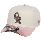 Colorado Rockies MLB Chrome Pink Realtree New Era 9FORTY A-Frame