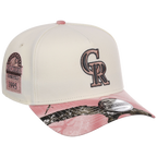 Colorado Rockies MLB Chrome Pink Realtree New Era 9FORTY A-Frame